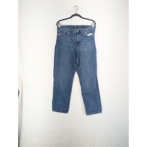Chaps Jeans Women's Slim‎ Boyfriend Mid Rise Blue Denim Jeans 8/29